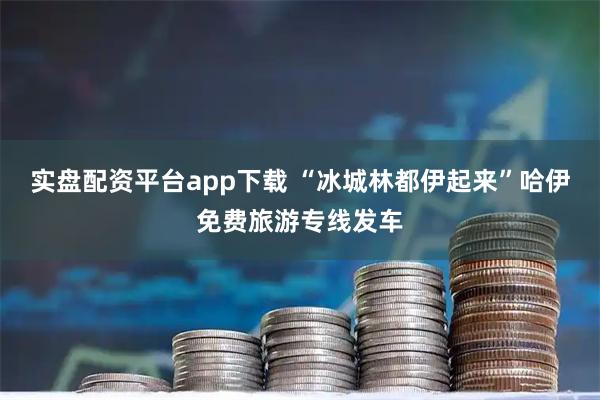 实盘配资平台app下载 “冰城林都伊起来”哈伊免费旅游专线发车